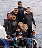 Standing: Jose Manuel Morales, Alicia Hermosillo, Roberto Chavez, Antonio Villasante, & Pedro Medina; Seated: Kirstie Kaiser, Belin Paillaud, & Margarita Torres