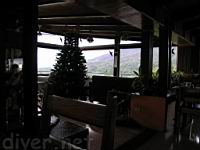 inside the Arenal Observatory Lodge Restaurant
